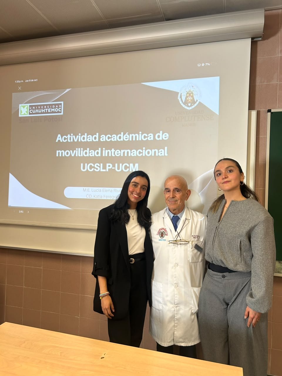 Lucía Elena Rivera Blanco y Katia Feregrino García: estancia académica en Universidad Complutense de Madrid, fotografía 3 de 6